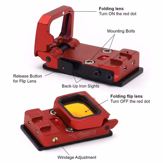 Мини-лазерный прицел Red DOT